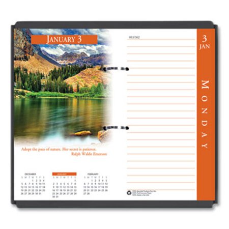 Picture of Earthscapes Desk Calendar Refill, 3.5 x 6, 2022HOD-417