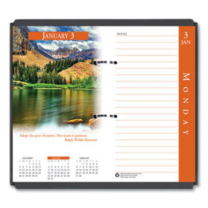 Picture of Earthscapes Desk Calendar Refill, 3.5 x 6, 2022HOD-417