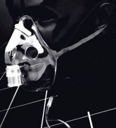 Picture of Aerosol Mask Salter Labs® Elongated Style Infant Adjustable Head Strap1113-0-50