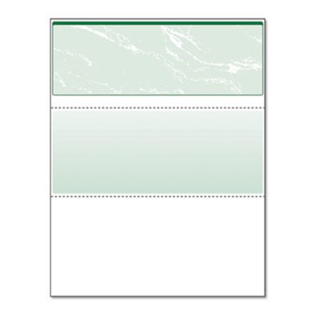 Picture of Standard Security Check, 11 Features, 8.5 x 11, Green Marble Top, 500/ReamPRB-04502