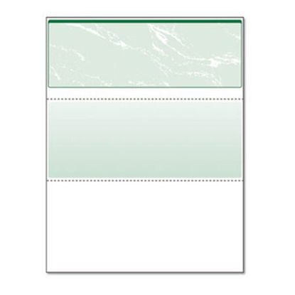 Picture of Standard Security Check, 11 Features, 8.5 x 11, Green Marble Top, 500/ReamPRB-04502