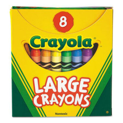 Picture of Large Crayons, Tuck Box, 8 Colors/BoxCYO-520080