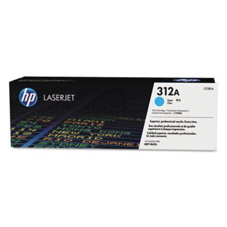 Picture of HP 312A, (CF381A) Cyan Original LaserJet Toner CartridgeHEW-CF381A