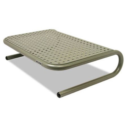 Picture of Metal Art Jr. Monitor Stand, 14.75" x 11" x 4.25", Pewter, Supports 40 lbsASP-27021