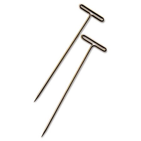 Picture of T-Pins, Steel, Silver, 1 1/2", 100/BoxGEM-87T