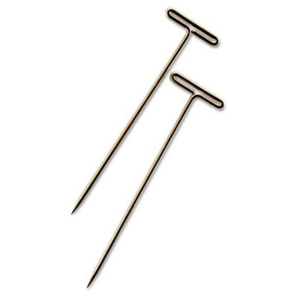 Picture of T-Pins, Steel, Silver, 1 1/2", 100/BoxGEM-87T