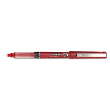 Picture of Precise V5 Roller Ball Pen, Stick, Extra-Fine 0.5 mm, Red Ink, Red Barrel, DozenPIL-35336