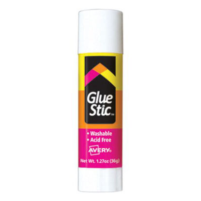 Picture of Permanent Glue Stic, 1.27 oz, Applies White, Dries ClearAVE-00196