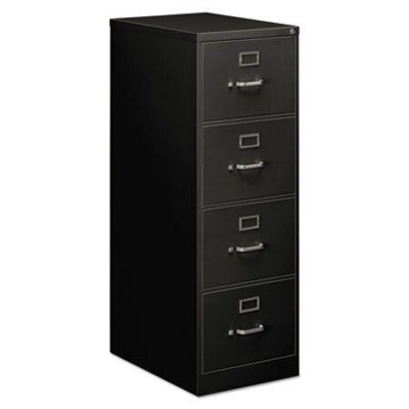 Picture of Economy Vertical File, 4 File Drawers, Black, 18.25" x 25" x 52"ALE-VF1952BL