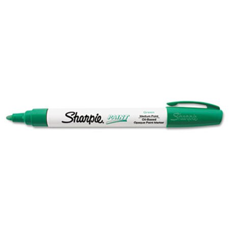Picture of Permanent Paint Marker, Medium Bullet Tip, GreenSAN-35552