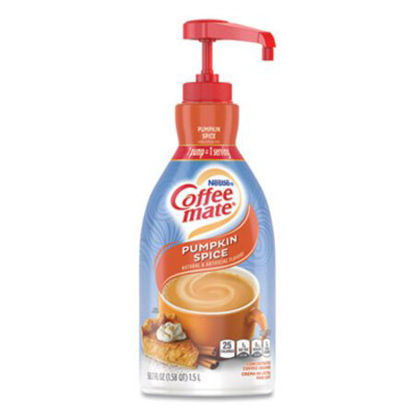Picture of Liquid Creamer Pump Bottle, Pumpkin Spice, 1.5L Pump BottleNES-31460