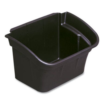 Picture of Utility Bin, 4 gal, 17" x 12.13" x 10.5", Black, 2/CartonRCP-335488BLA