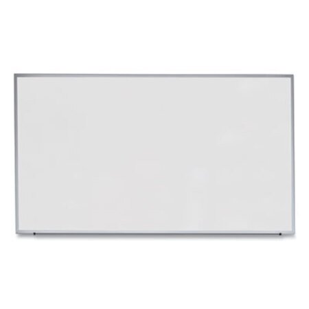 Picture of Dry Erase Board, Melamine, 72 x 48, Satin-Finished Aluminum FrameUNV-43626