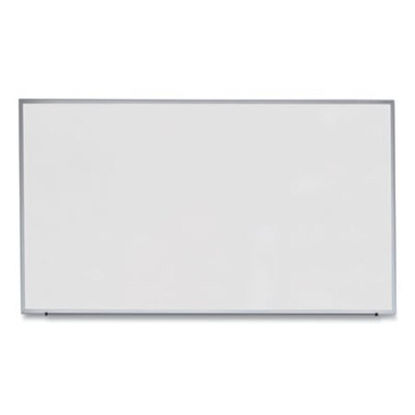 Picture of Dry Erase Board, Melamine, 72 x 48, Satin-Finished Aluminum FrameUNV-43626