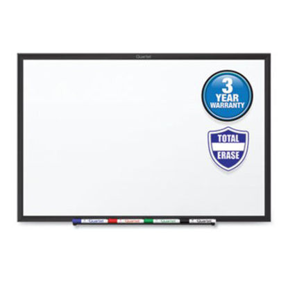 Picture of Classic Series Total Erase Dry Erase Board, 24 x 18, White Surface, Black FrameQRT-S531B