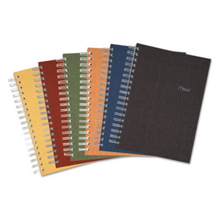 Picture of Recycled Notebook, 1 Subject, Medium/College Rule, Assorted Color Covers, 9.5 x 6, 120 SheetsMEA-06674