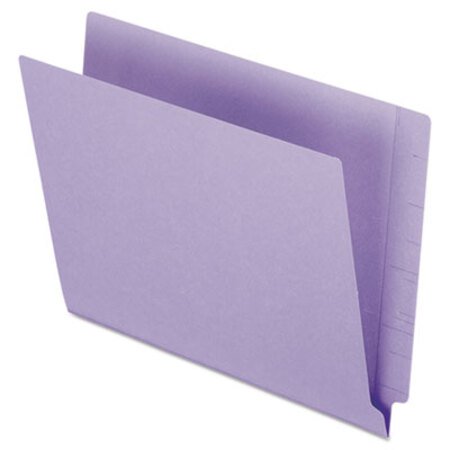 Picture of Colored End Tab Folders with Reinforced 2-Ply Straight Cut Tabs, Letter Size, Purple, 100/BoxPFX-H110DPR
