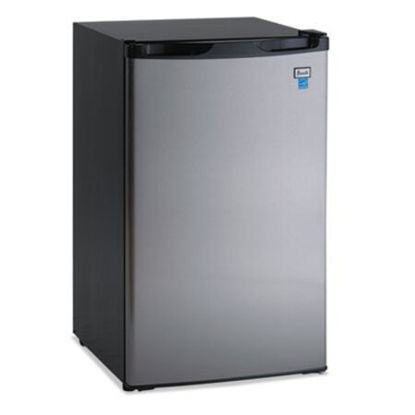 Picture of 4.4 CF Refrigerator, 19 1/2"W x 22"D x 33"H, Black/Stainless SteelAVA-RM4436SS