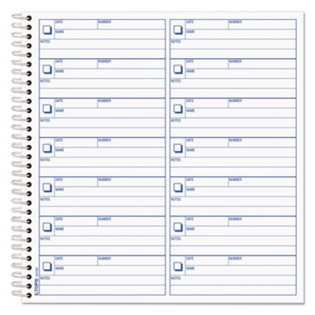 Picture of Voice Mail Log Book, 8 1/2 X 8-1/4, 1,400-Message BookTOP-44165