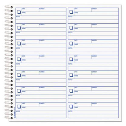 Picture of Voice Mail Log Book, 8 1/2 X 8-1/4, 1,400-Message BookTOP-44165