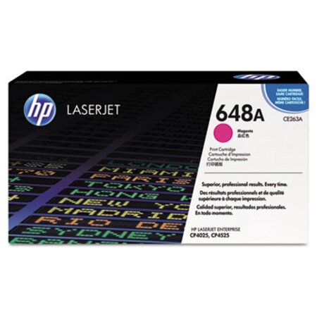 Picture of HP 648A, (CE263A) Magenta Original LaserJet Toner CartridgeHEW-CE263A