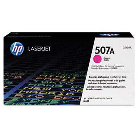 Picture of HP 507A, (CE403A) Magenta Original LaserJet Toner CartridgeHEW-CE403A