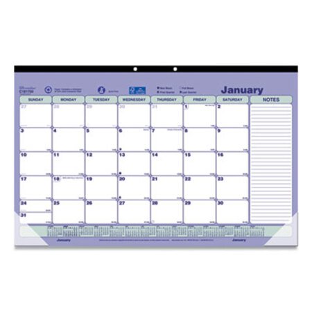 Picture of Monthly Desk Pad Calendar, 17.75 x 10.88, 2022RED-C181700