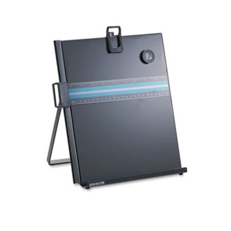 Picture of Letter-Size Freestanding Desktop Copyholder, Stainless Steel, BlackKMW-62046