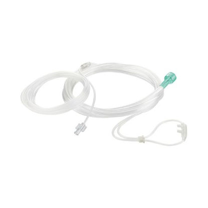 Picture of ETCO2 Nasal Sampling Cannula with O2 Delivery With Oxygen Delivery Universal Curved Prong / NonFlared Tip001293