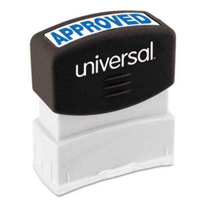 Picture of Message Stamp, APPROVED, Pre-Inked One-Color, BlueUNV-10043