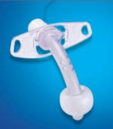 Picture of Tracheostomy Tube Portex® Blue Line Ultra® Fenestrated Size 7 Cuffed100/817/070