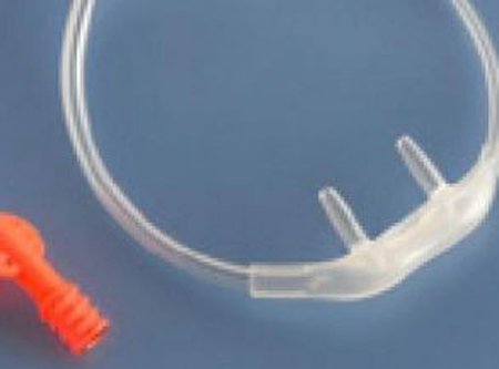 Picture of ETCO2 Nasal Sampling Cannula with O2 Delivery With Oxygen Delivery Adult Curved Prong / NonFlared Tip008174