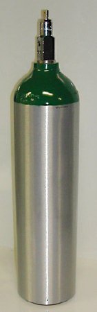Picture of Mada Medical MRI Oxygen Cylinder (Empty) Size E Aluminum1602SMRIE