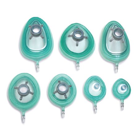 Picture of Anesthesia Mask Vent Mask™ Elongated Style Adult One Size Fits Most Hook RingVR5100-20