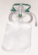 Picture of NonRebreather Oxygen Mask Salter Labs® Elongated Style Pediatric Adjustable Head Strap1130TG-7-50