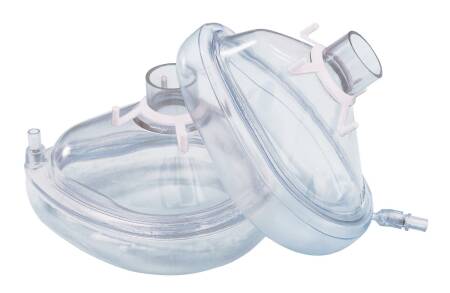 Picture of Anesthesia Mask 800 Series Elongated Style Adult Medium Hook Ring7-9801