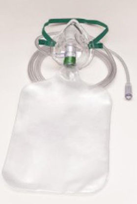 Picture of NonRebreather Oxygen Mask Salter Labs® Elongated Style Pediatric Adjustable Head Strap1130-7-50