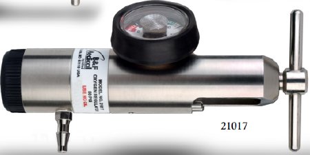 Picture of B & F Medical Oxygen Regulator Click Style w/o Gauge 0 - 15 LPM Barb Outlet CGA-87021007