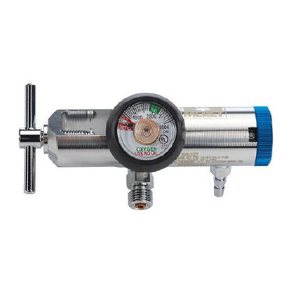 Picture of MERET MAGNUM™ Oxygen Regulator Adjustable 0 - 25 LPM Barb Outlet CGA-870EMSREG8725-B2D