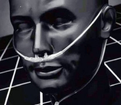 Picture of Demand Nasal Cannula with Ear Cushions With Oxygen Delivery Salter-Style® Demand TLCannula™ Adult Curved Prong / NonFlared Tip4804TLC-4-4-25