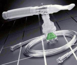 Picture of Salter Labs® 8900 Series Handheld Nebulizer Kit Small Volume 3 ml Medication Cup Universal Aerosol Mask Delivery8903-0-50