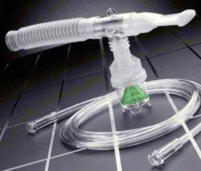 Picture of Salter Labs® 8900 Series Handheld Nebulizer Kit Small Volume 3 ml Medication Cup Universal Aerosol Mask Delivery8903-0-50