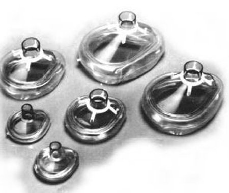 Picture of Anesthesia Mask Mercury Medical® Elongated Style Neonatal Without Hook Ring1050505