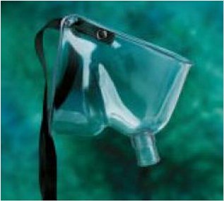 Picture of Oxygen Face Tent Corr-A-Flex® Face Tent Style Adult One Size Fits Most Adjustable Head Strap1388