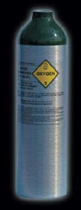Picture of Chemetron® Oxygen Cylinder (Filled) Size Jumbo D Aluminum31-10-5017