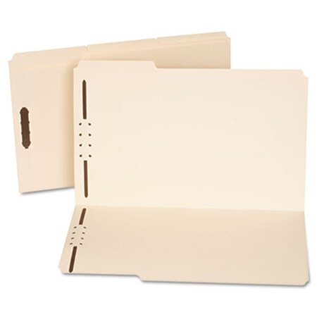 Picture of Reinforced Top Tab Folders with Two Fasteners, 1/3-Cut Tabs, Legal Size, Manila, 50/BoxUNV-13520