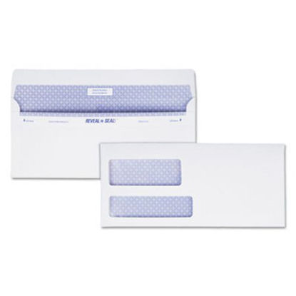 Picture of Reveal-N-Seal Envelope, #9, Commercial Flap, Self-Adhesive Closure, 3.88 x 8.88, White, 500/BoxQUA-67529