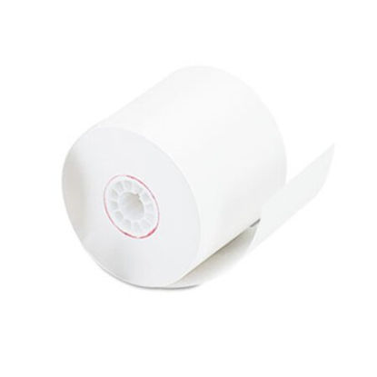 Picture of Impact and Inkjet Print Bond Paper Rolls, 0.5" Core, 2.25" x 128 ft, White, 100/CartonUNV-35705RL