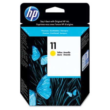 Picture of HP 11, (C4838A) Yellow Original Ink CartridgeHEW-C4838A