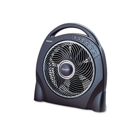 Picture of 12" Oscillating Floor Fan w/Remote, Breeze Modes, 8hr TimerHLS-HAPF624RUC